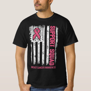 T-shirt Braille Cancer Shirts Support Squad Breast Cancer