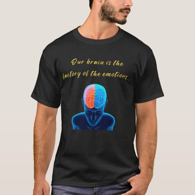 T-shirt brain quotes boy (Devant)