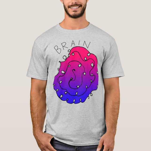 T-shirt Brain scan (Devant)