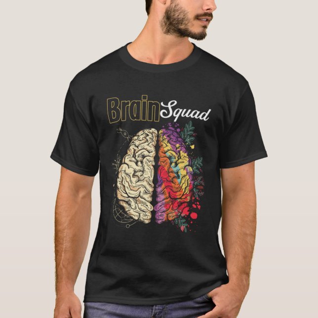 T-shirt Brain Squad Medicine Neurosurgery Neurosurgeon (Devant)