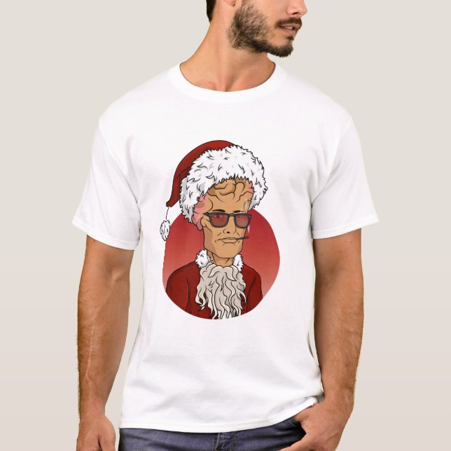 T-shirt Brainy Bad Santa (Devant)