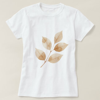 T-shirt Branche avec feuilles
