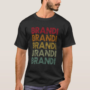 T-shirt Brandi Retro Nom Humour Surnom