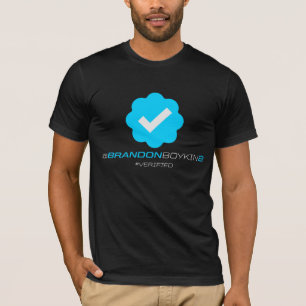 T-shirt @BrandonBoykin2 - Vérifié - noir