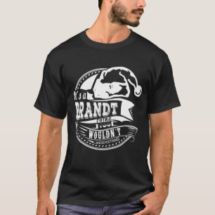 T-shirt Brandt- Chapeau Noël Nom Personnalisé