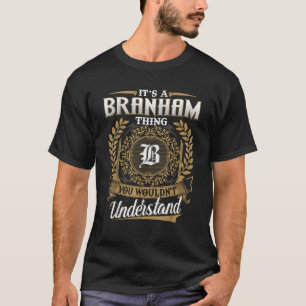 T-shirt BRANHAM Famille Tee Nom BRANHAM Nom de famille Per