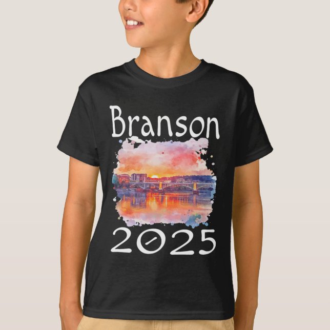T-shirt Branson 2025 Matching Family Vacation Group Getawa (Devant)