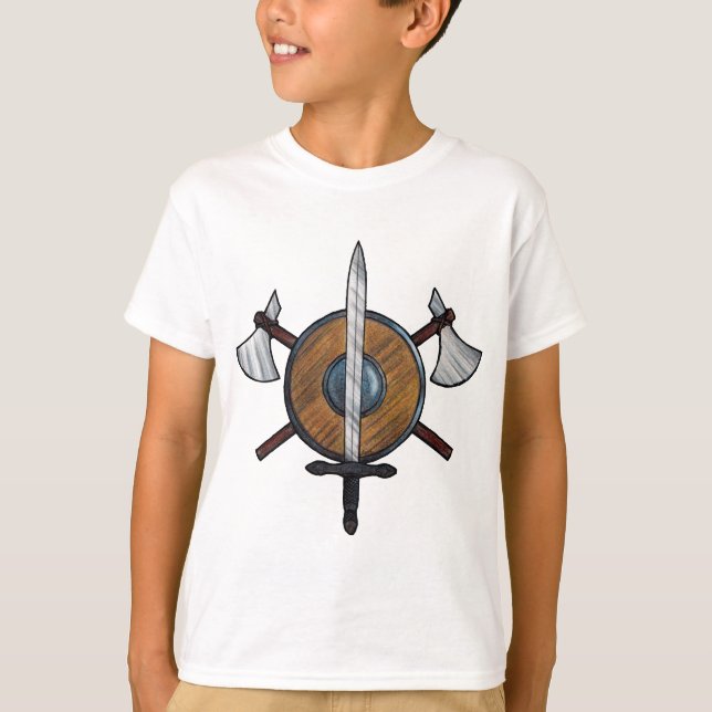 T-shirt Bras médiévaux (Devant)