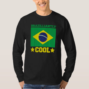 T-shirt Brasil Brésilienne Brésilienne Racines Brasilei Co
