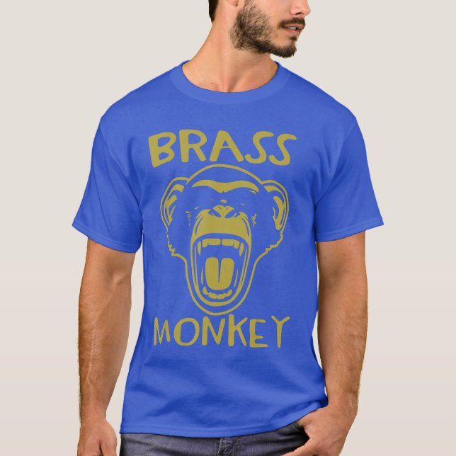 T-shirt Brass Monkey 90s Music retro gift (Devant)