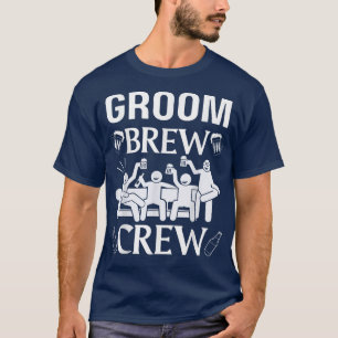 T-shirt Brasserie Crew Groom Squad Groomsman Mariage bière