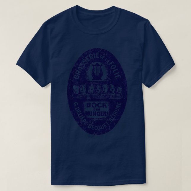 T-shirt Brasserie de la Folie (Design devant)