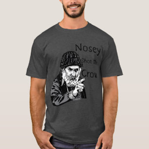 T-shirt Brassic agriculteur Jim Rant NOSEY SHOTHE CORBEAU 