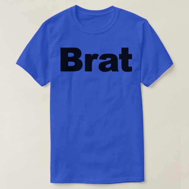 T-SHIRT BRAT (Design devant)