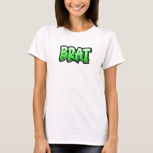 T-shirt Brat Graffiti Style Design qui dit Brat 1