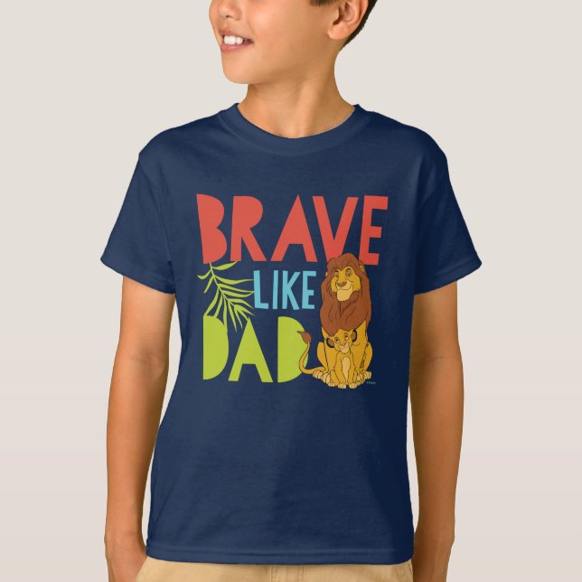 T-shirt Brave comme papa (Devant)