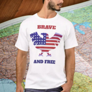 T-shirt Brave et libre