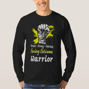 T-shirt Brave fort sans peur à coudre Sarcoma guerrier Jau