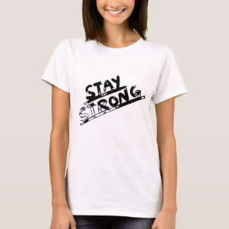 T-shirt Brave Heart: Stay Strong - Support & Self-Care Des
