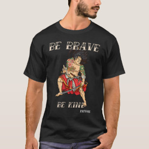T-shirt Brave Kind Tattoos Design Vintage 10