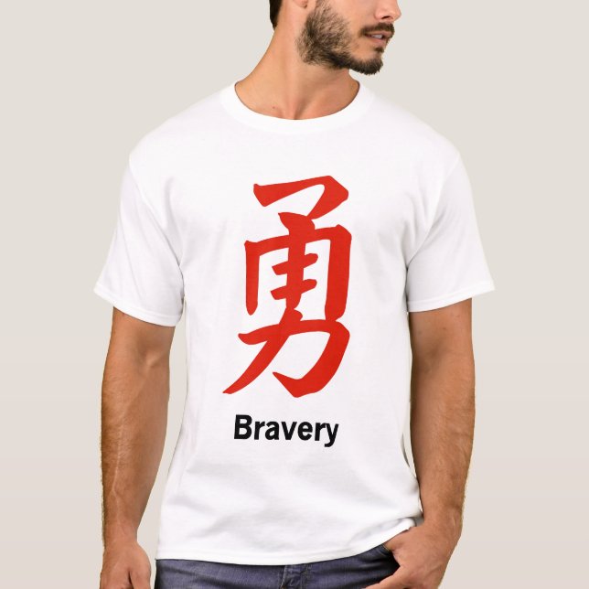 T-shirt bravery (Devant)