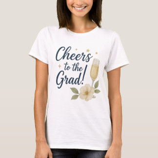 T-shirt Bravo à l'Autocollant Grad - Graduation