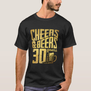 T-shirt Bravo Bières à mes 30 ans Drôle cadeau 30e anniver