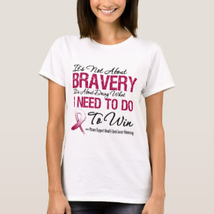 T-shirt Bravoure principale de Cancer de cou