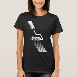 T-shirt brayer, gravure sur bois printmaking