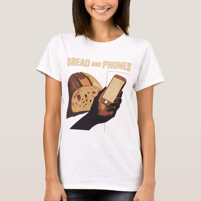 T-shirt Bread and Phones – Modern Essentials (Devant)
