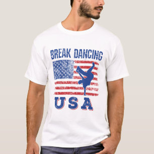 T-shirt Break Dancing USA