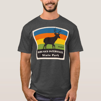 T-shirt Break Interstate State Park Virginia Roaming Deer