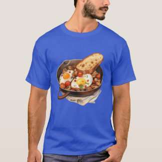 T-shirt Breakfast Skillet Eggs Mushroomomatoesoast funny