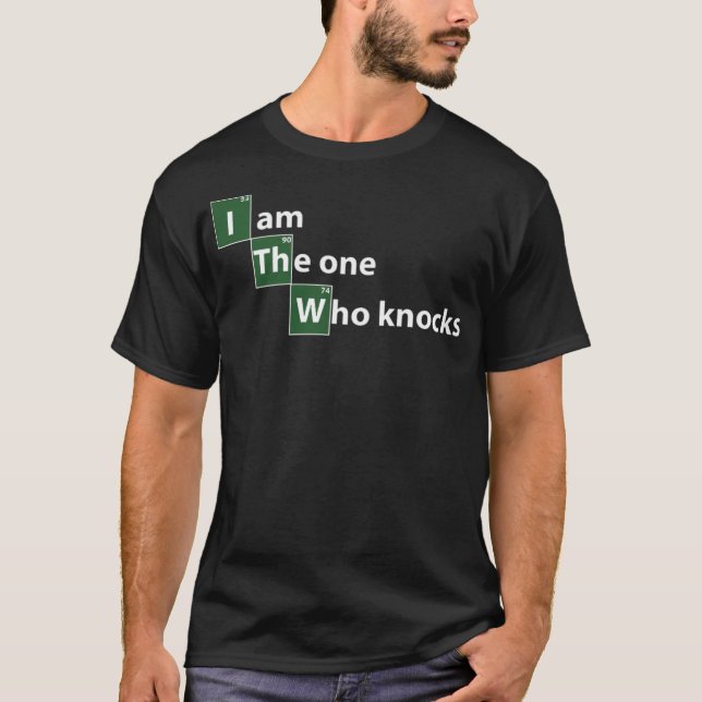 T-shirt Breaking Bad Je suis celui qui frappe sport berné (Devant)