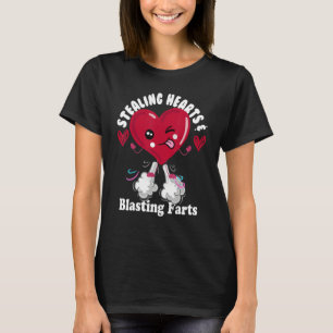 T-shirt Breaking Hearts and Bending Farts VALENTINES DAME