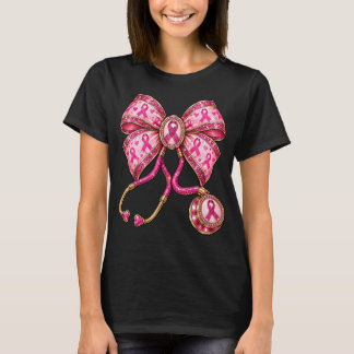 T-shirt Breast Cancer Awareness Nurse In October We Wear