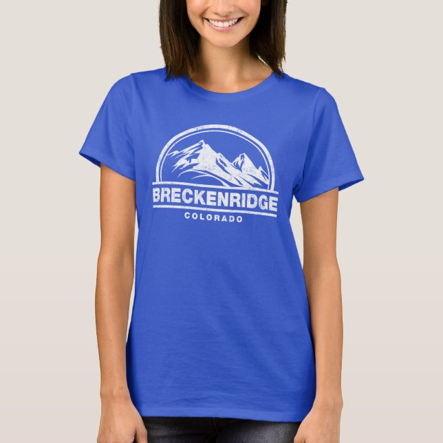 T-shirt Breckenridge le Colorado (Devant)