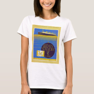 T-shirt Brême - New York in der 1st Classe