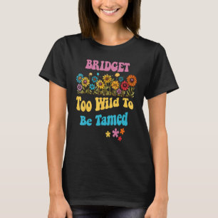 T-shirt BRENDA Nom Cute Retro Girls Fleur sauvage BRENDA N