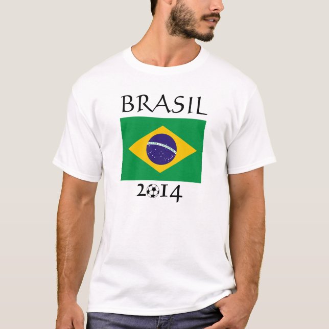 T-shirt Brésil 2014 (Devant)