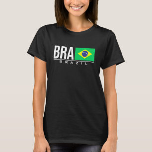 T-shirt Brésil Brasil Drapeau Brésil Code Pays Bra Sport