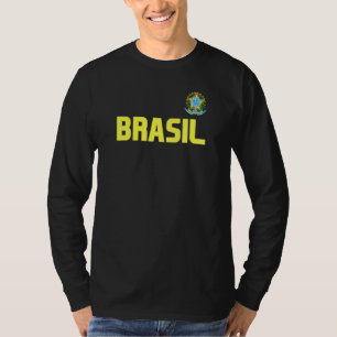 T-shirt Brésil Brésil Pride Brésil Drapeau international C