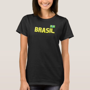 T-shirt Brésil Brésil Pride Brésil Drapeau international C