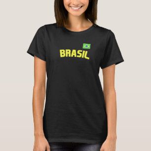 T-shirt Brésil Brésil Pride Brésil Drapeau international C