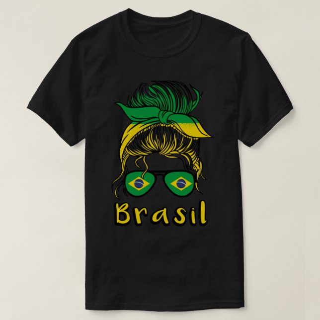 T-shirt Brésil Championnat du monde de football féminin Br (Design devant)