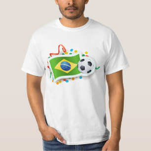 T-shirt Brésil, conception de football