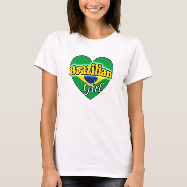 T-shirt Brésil fille (Devant)