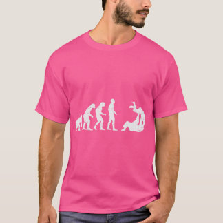 T-shirt Brésil Jiu Jitsu Judo Evolution Funny Martial A