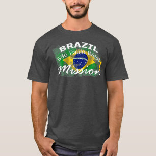 T-shirt Brésil Sao Paulo West Mormon LDS Mission Cadeau