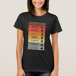 T-shirt Brésilien Jiu Jitsu Ours Drôle MMA BJJ Combattant